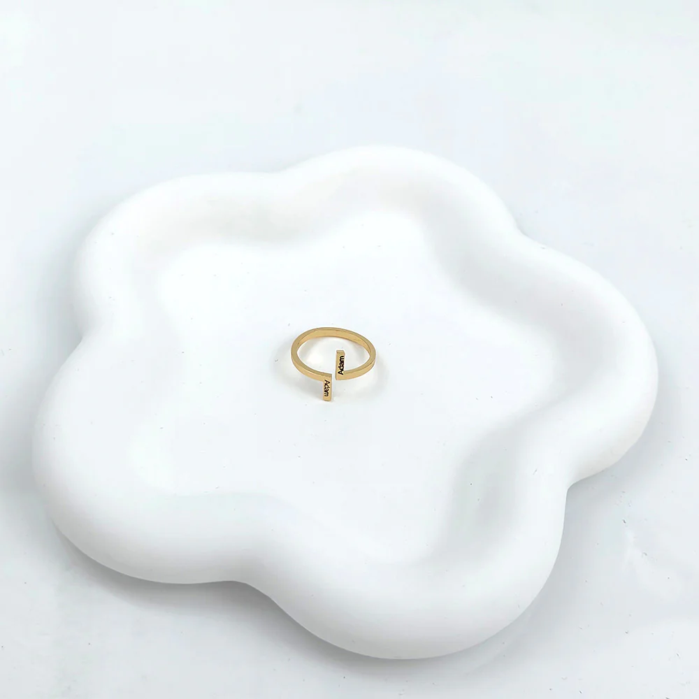 BAGUE AJUSTABLE JUSQU'À 2 PRÉNOMS - Image 2