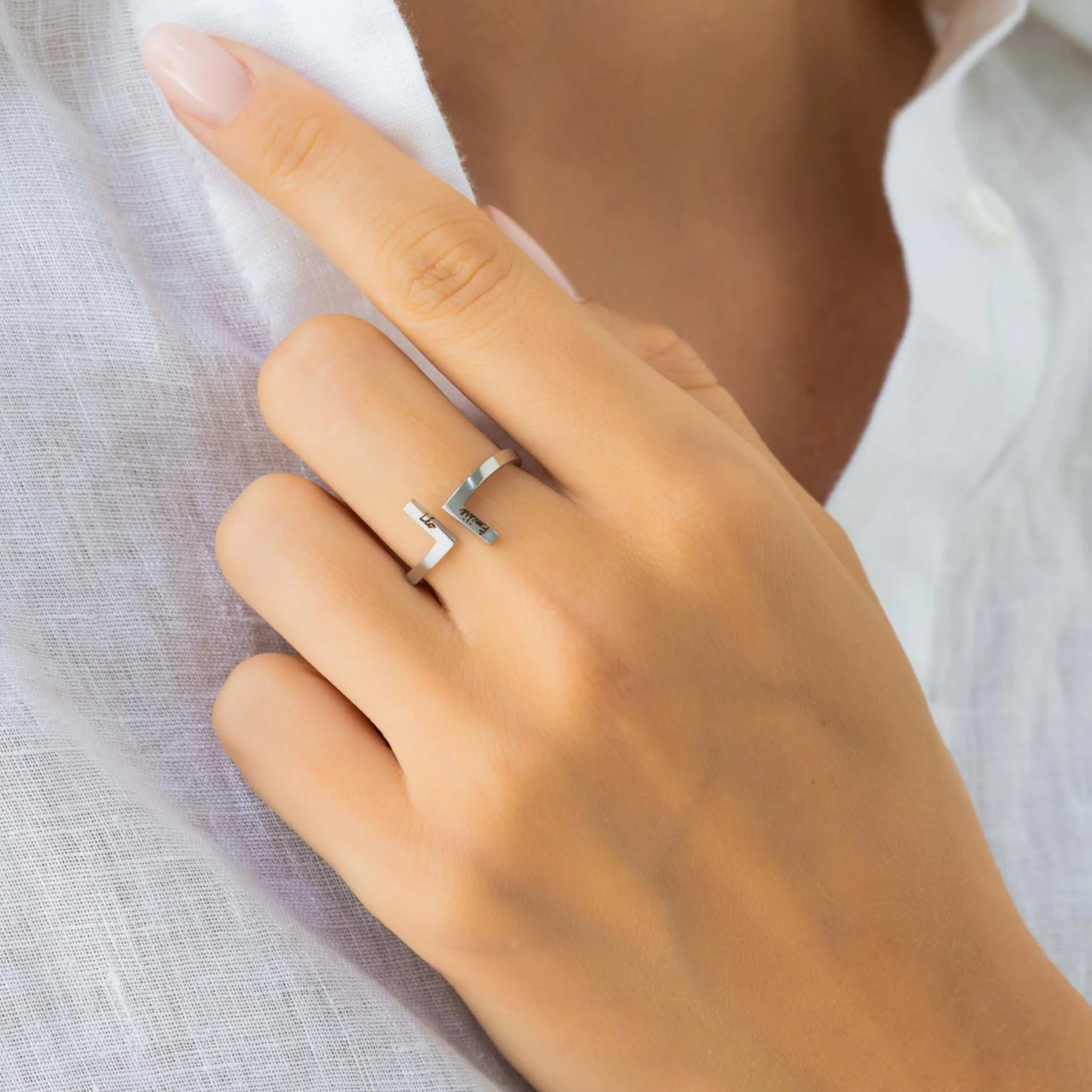 BAGUE AJUSTABLE JUSQU'À 2 PRÉNOMS - Image 3