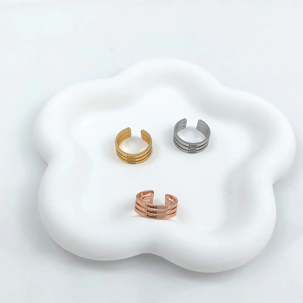 BAGUE AJUSTABLE JUSQU'À 3 GRAVURES - Image 7