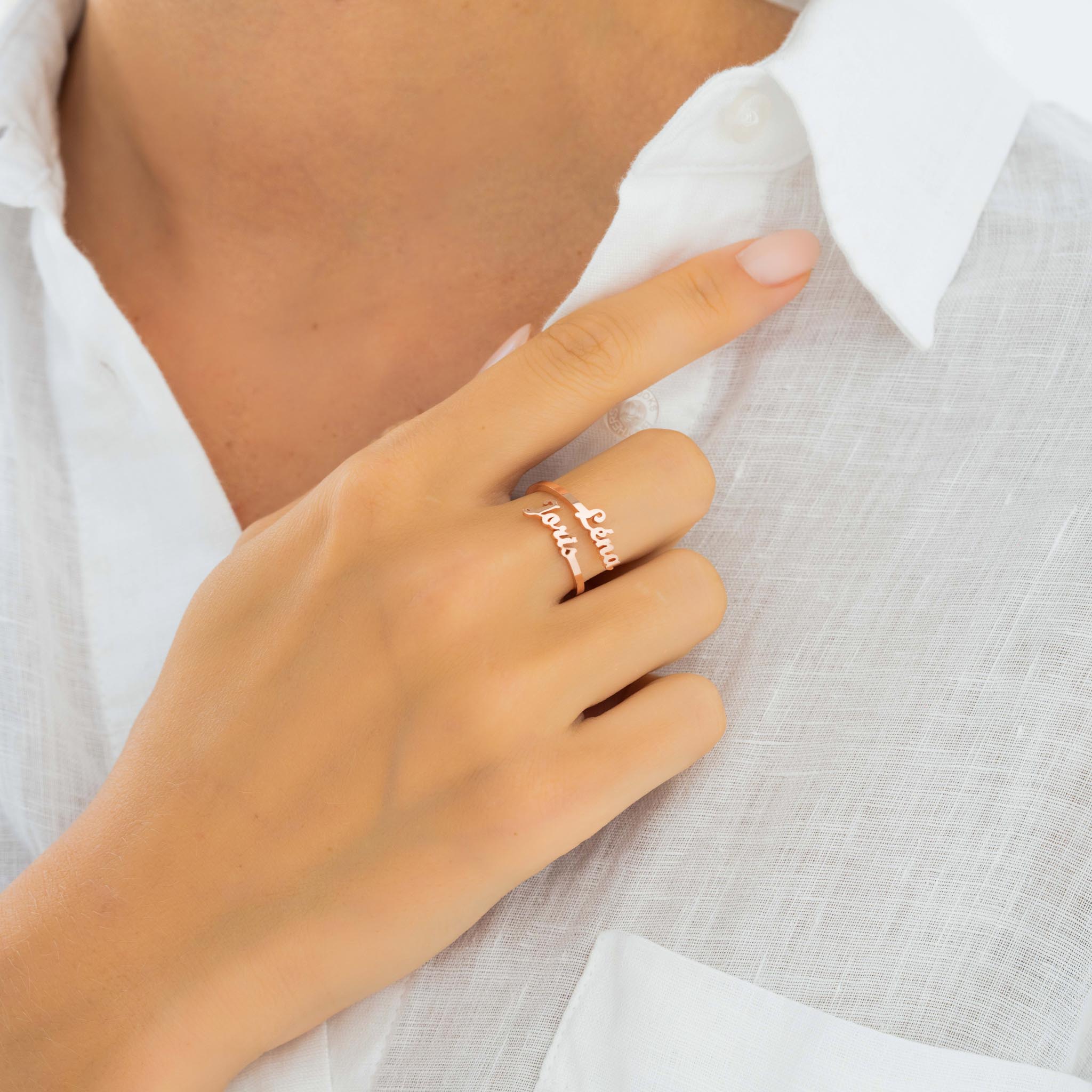 BAGUE AJUSTABLE JUSQU'À 4 PRÉNOMS - Image 5