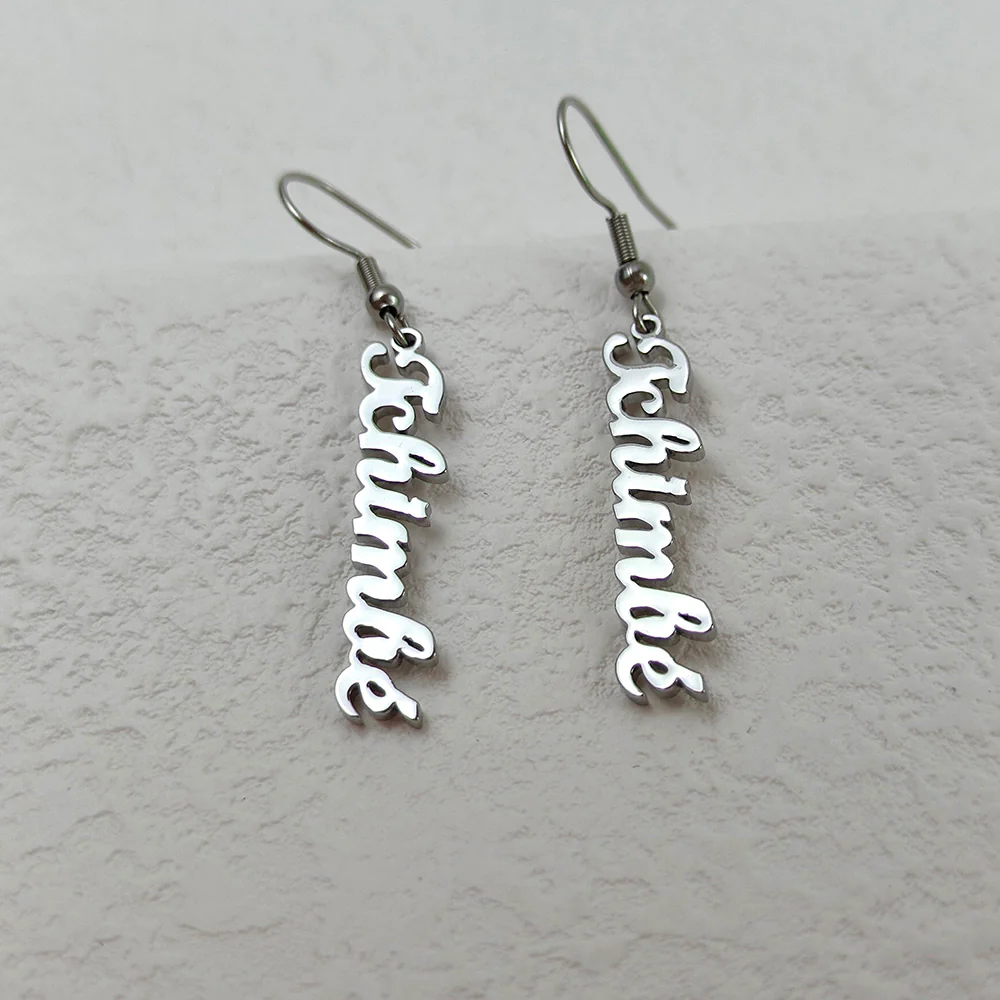 BOUCLES D'OREILLES PENDANTES JUSQU'À 2 PRÉNOMS - Image 3