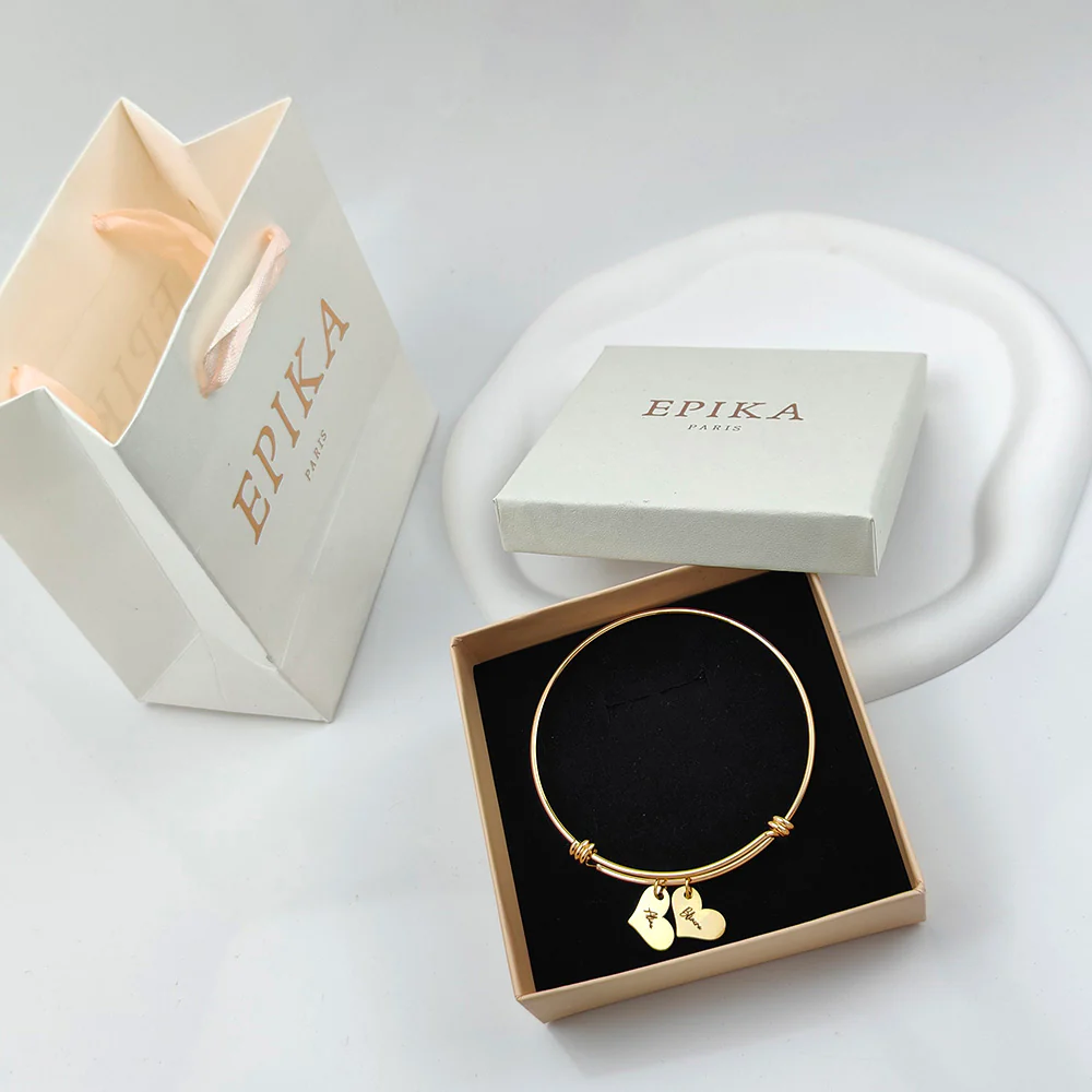 BRACELET COEURS JUSQU'À 9 PRÉNOMS - Image 5