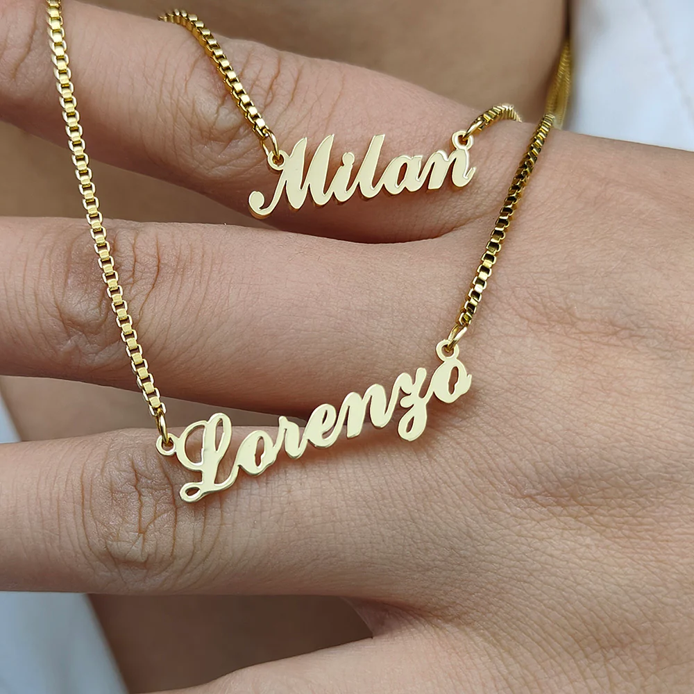 COLLIER 2 CHAÎNES 2 PRÉNOMS - Image 7