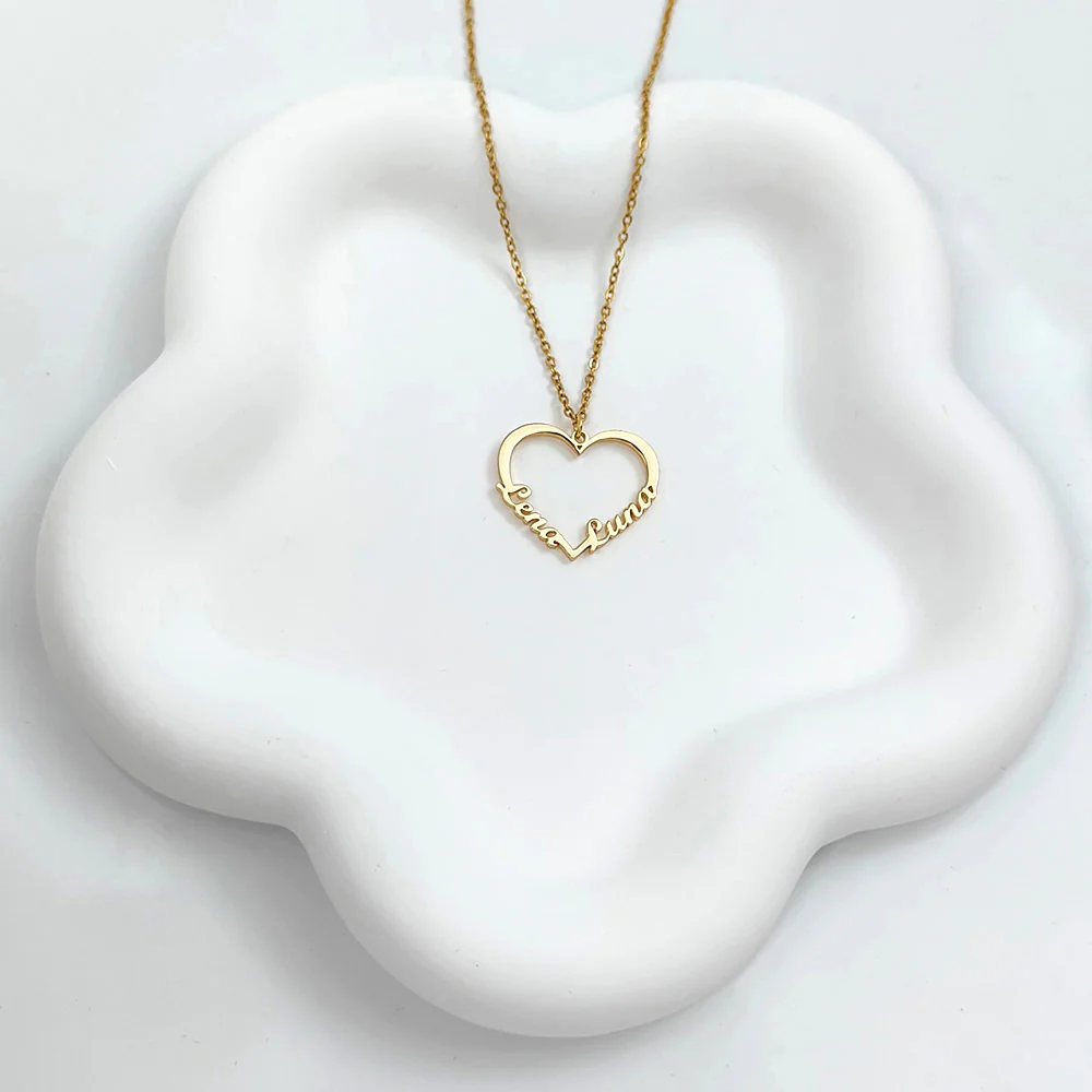 COLLIER AMOUR LIÉ 2 PRÉNOMS - Image 2