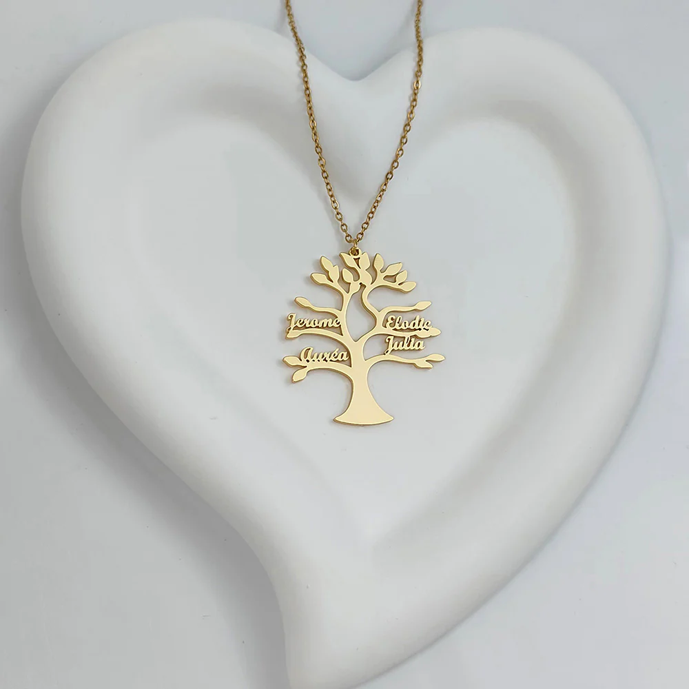 COLLIER ARBRE DE VIE JUSQU'À 9 PRÉNOMS - Image 2