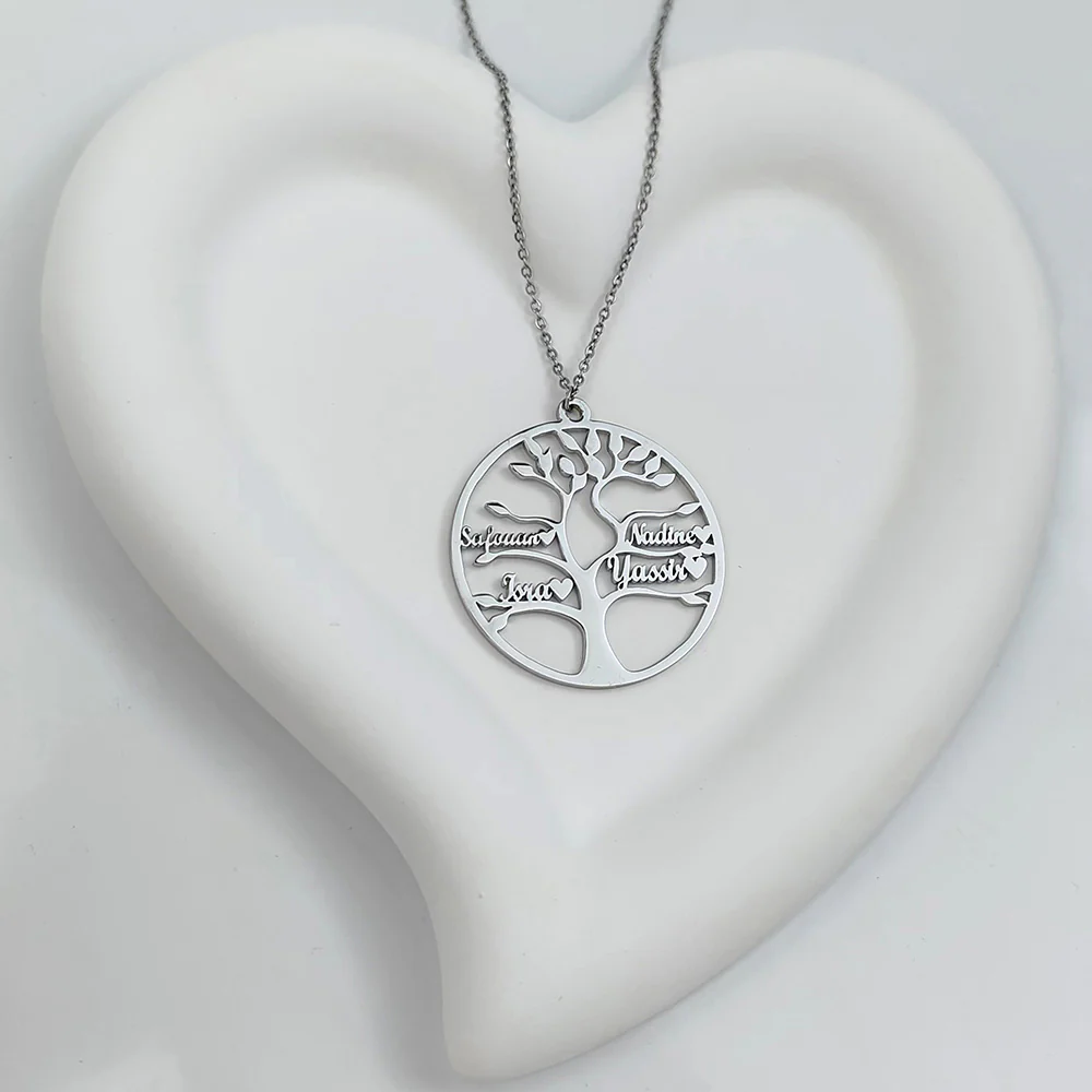 COLLIER ARBRE DE VIE JUSQU'À 13 PRÉNOMS - Image 4