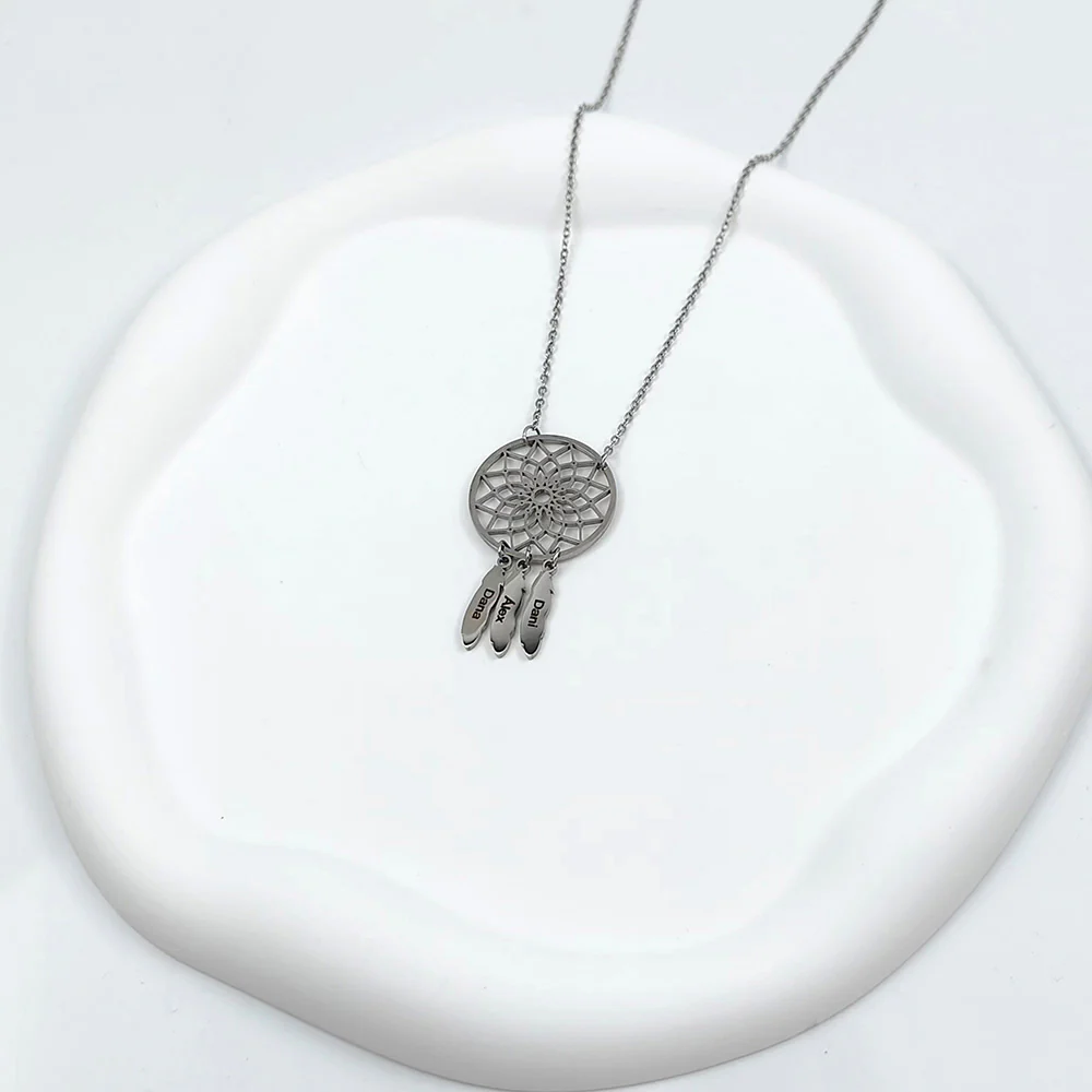 COLLIER ATTRAPE-RÊVE JUSQU'À 5 PRÉNOMS - Image 4