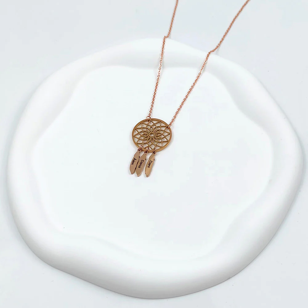 COLLIER ATTRAPE-RÊVE JUSQU'À 5 PRÉNOMS - Image 6