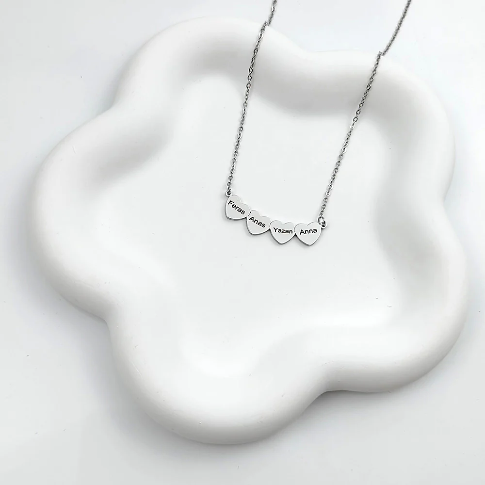COLLIER COEUR JUSQU'À 5 PRÉNOMS - Image 4