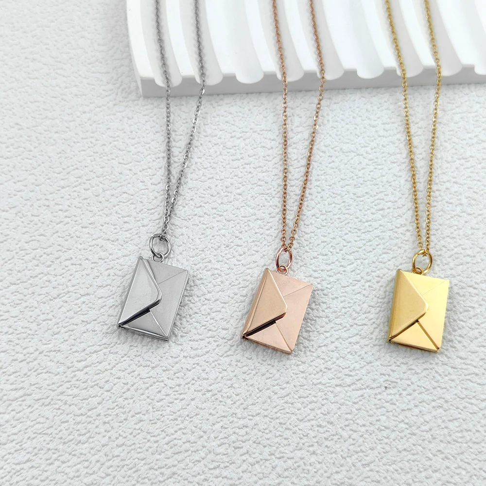 COLLIER ENVELOPPE MESSAGE PERSONNALISÉ - Image 6