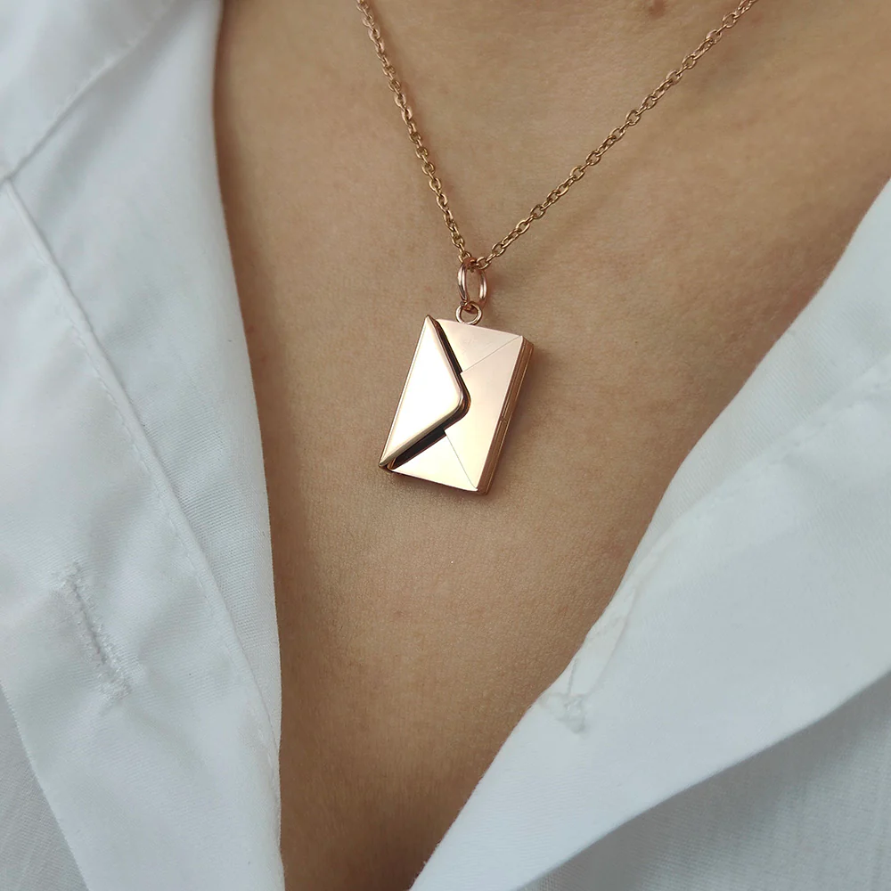 COLLIER ENVELOPPE MESSAGE PERSONNALISÉ - Image 9