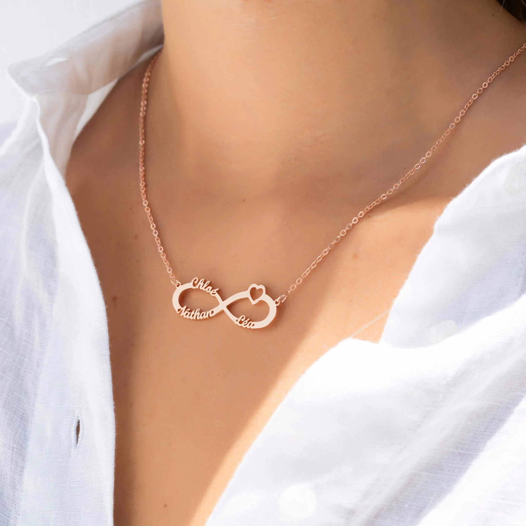 COLLIER INFINI JUSQU'À 8 PRÉNOMS - Image 5