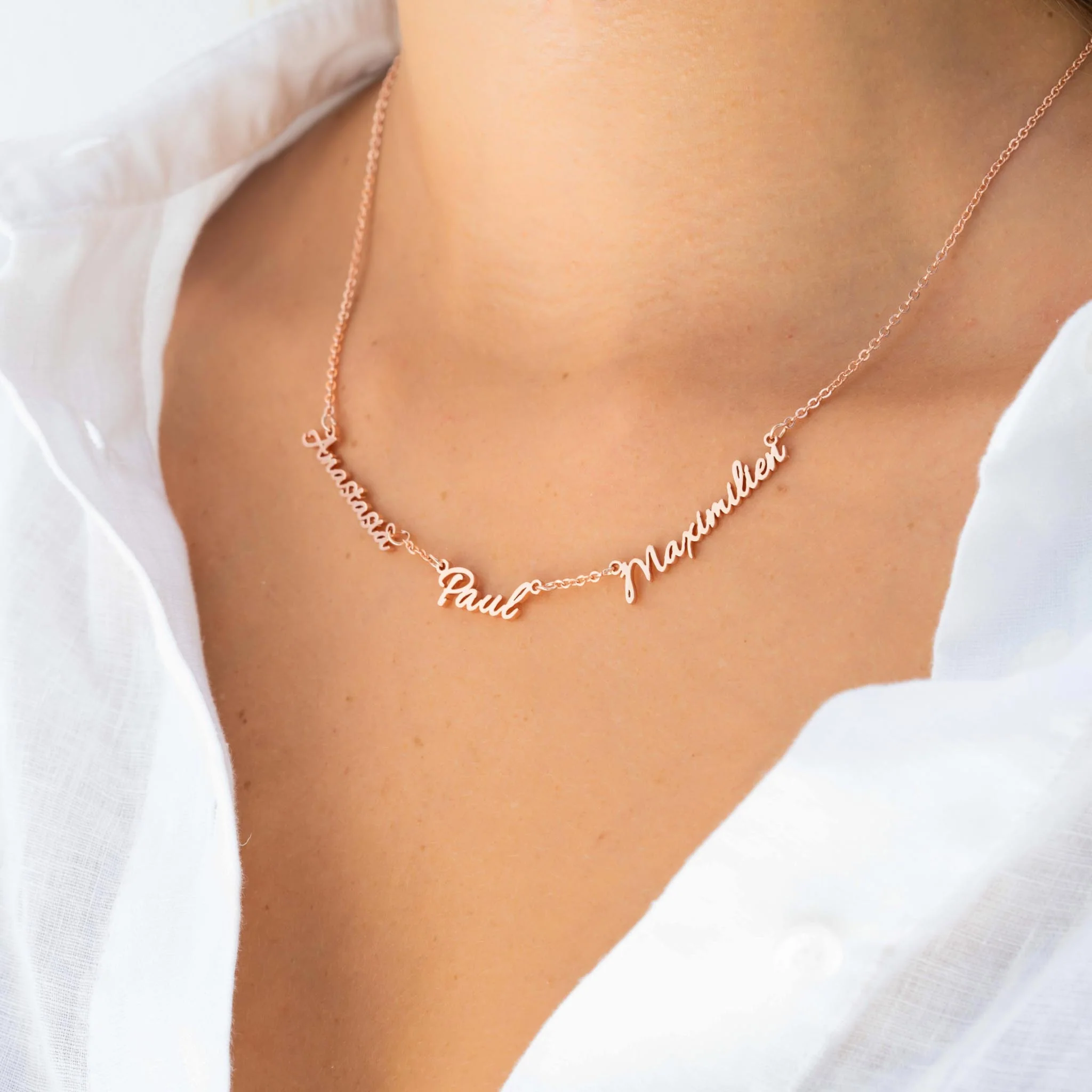 COLLIER LIEN ÉTERNEL JUSQU'À 5 PRÉNOMS - Image 5