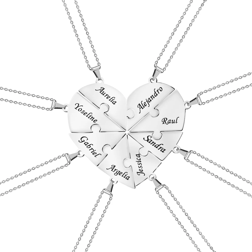 COLLIER PUZZLE JUSQU'À 8 PRÉNOMS - Image 6