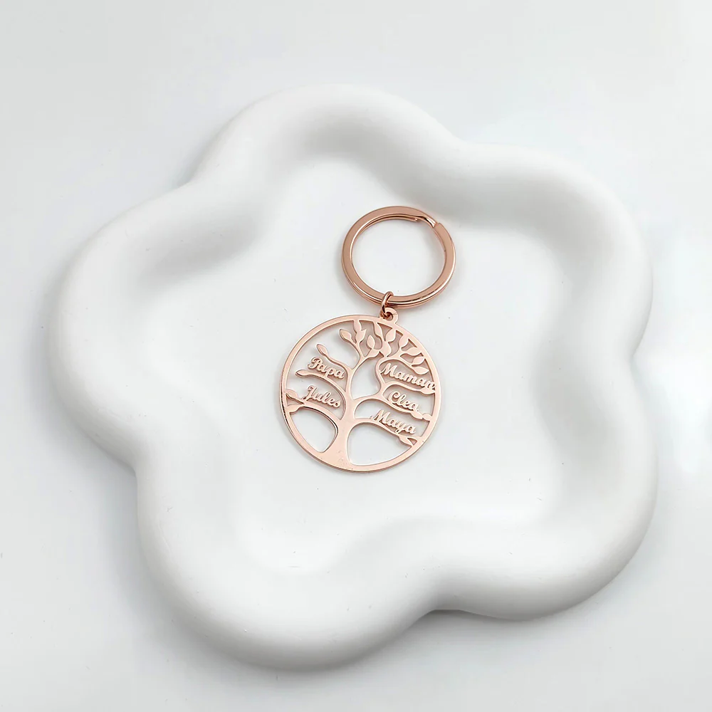 PORTE-CLÉS ARBRE DE VIE JUSQU'À 13 PRÉNOMS - Image 3
