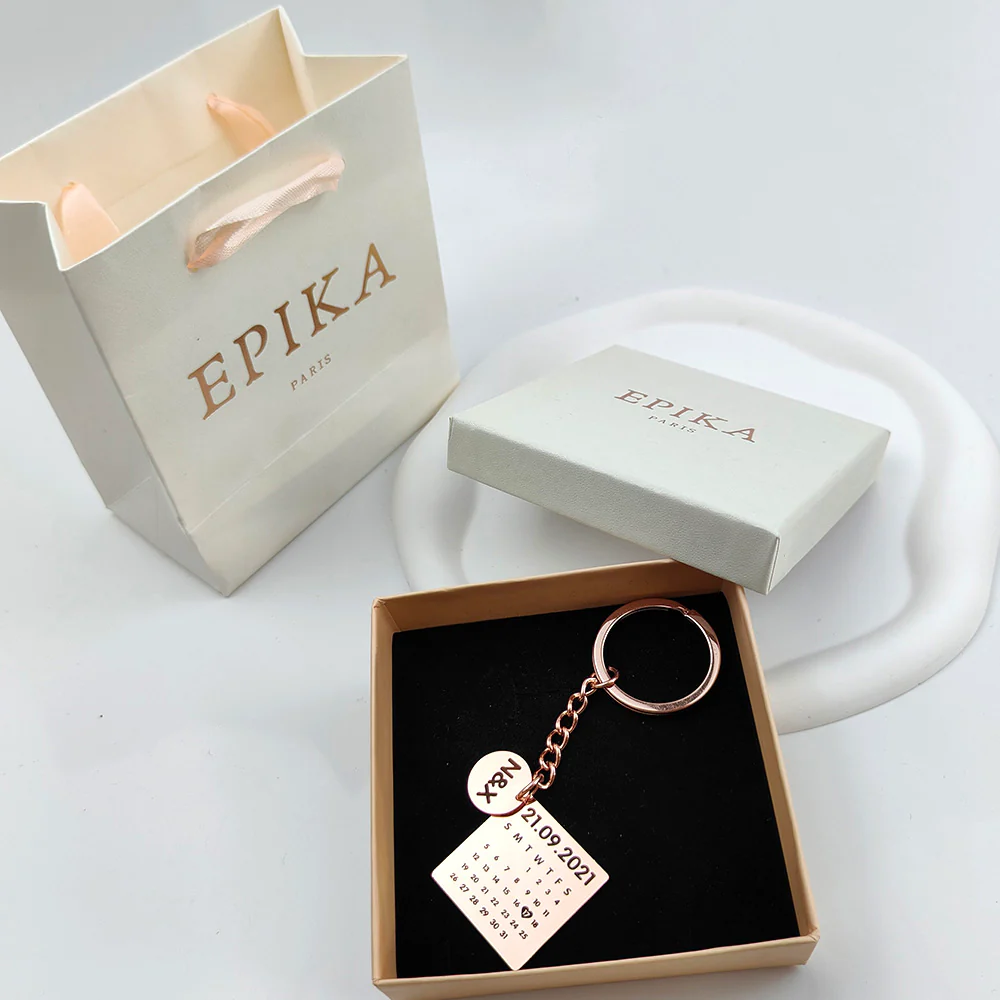 PORTE-CLÉS DATE ET INITIALES - Image 8